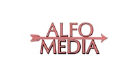 the logo for alfo media
